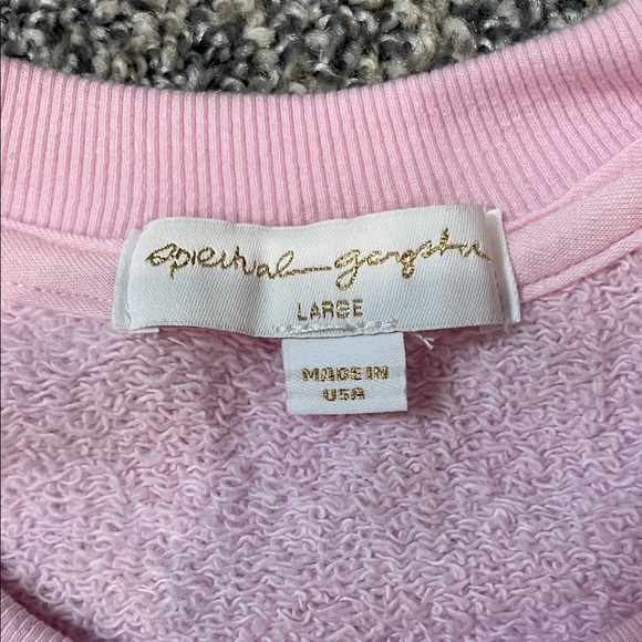 Spiritual Gangster Pink Graphic Crewneck NWT - Picture 5 of 6